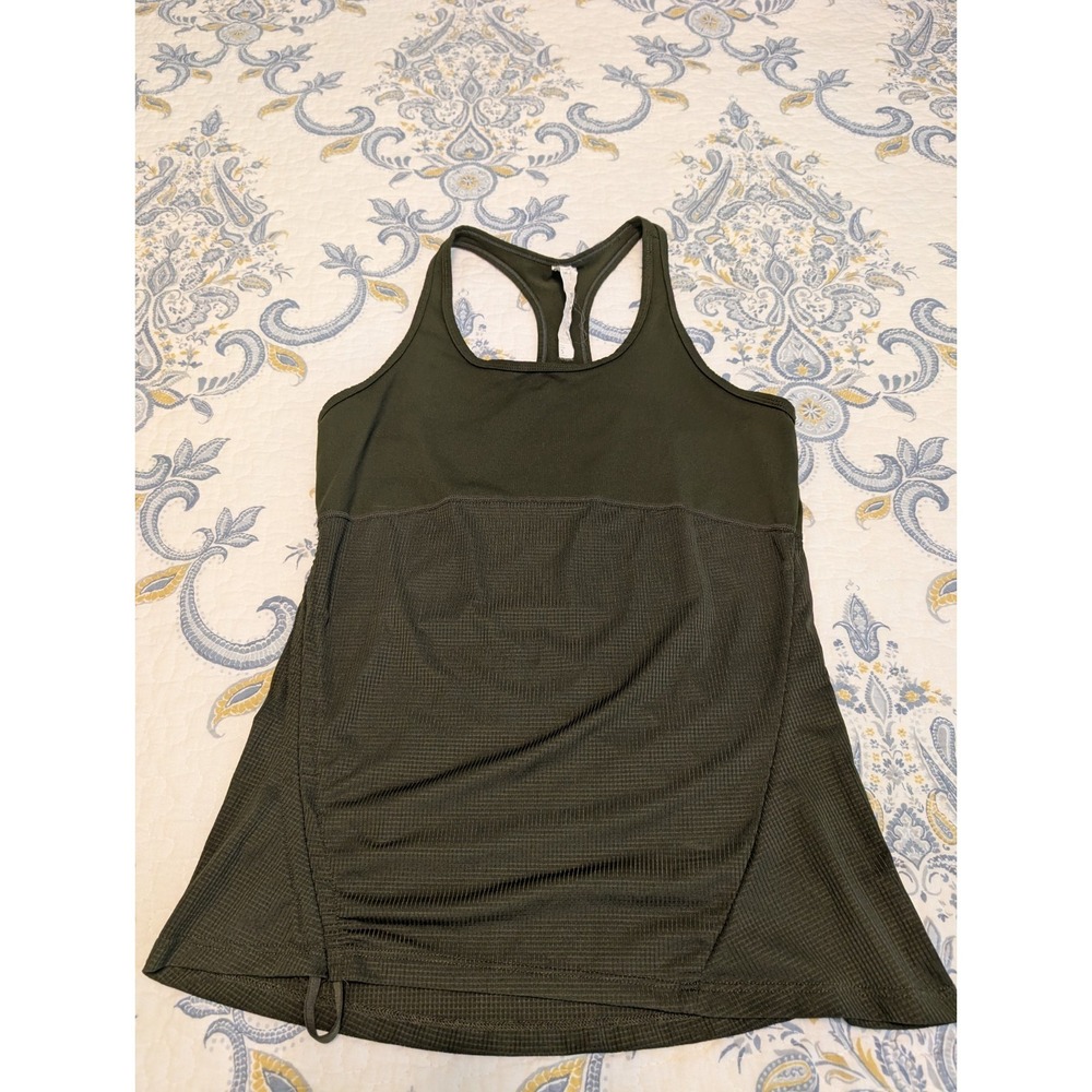 Fabletics Racerback Athletic Tank Top Green XS